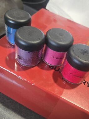 MAC Cosmetics Loose Pigment  Blue, Purple, Hot Pink & Fuchia